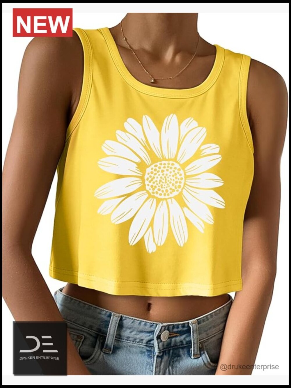Sleeveless Crop Tank Top Summer Scoop Neck Casual Loose Fit Basic Shirts